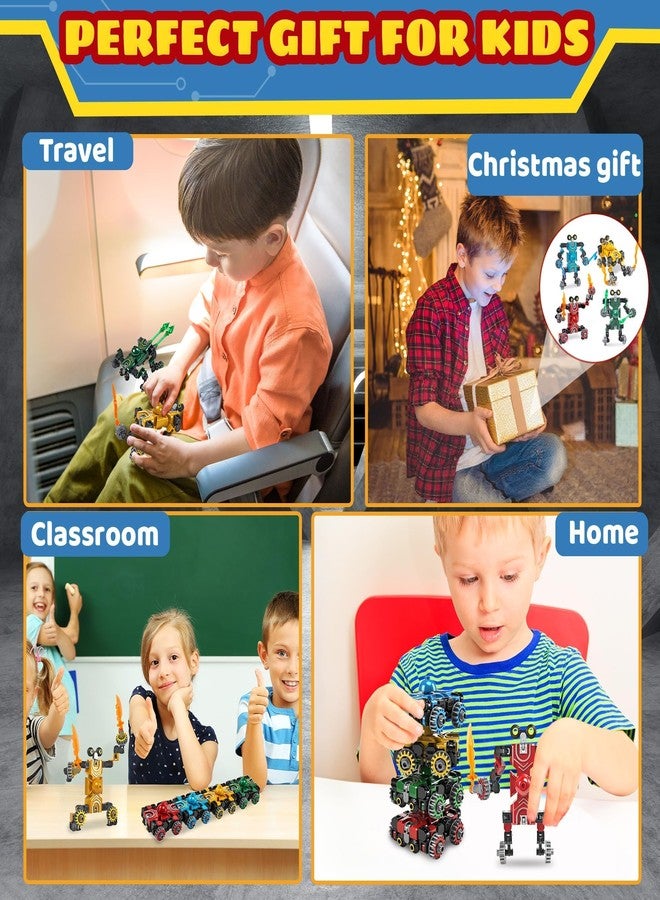 3 قطع من أدوات التململ، روبوت هادئ بتصميم قابل للتحويل للعب الإبداعي، جيب محمول - Image 5